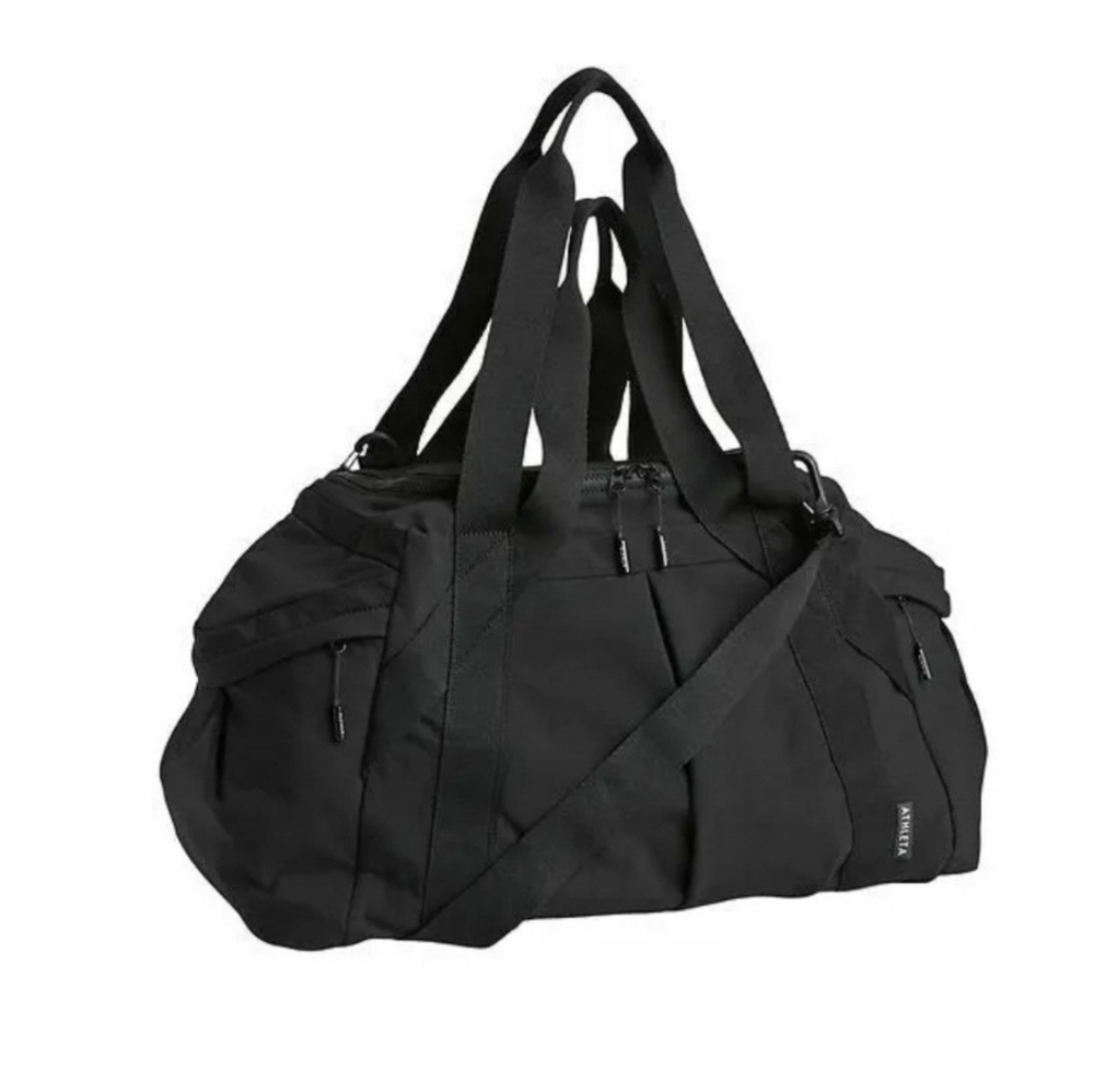 Black Athleta Kinetic Duffle Gym Bag
